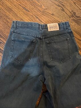 Vintage Carolina Blues High Rise Black Straight Leg Jeans Size 12